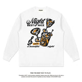 Unisex Long Sleeve Shirt Autumn and Winter Long Sleeve T-Shirt Loose