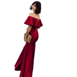 Valentine's Day Dress Red Slimming Wedding Dress for Women