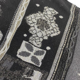 Kapital Sweater Vintage Hida Hehong Contrast Color Retro Ethnic Style Portrait Knitting Crew Neck Pullover Sweater