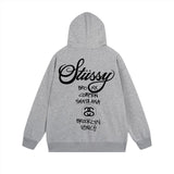 Stussy Hoodie Zip Cardigan Hooded Sweater