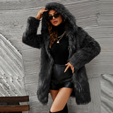 Women Fur Jacket Fashion Plush Coat