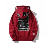 Bathing Ape Hoodie Camouflage Shark Head Zipper