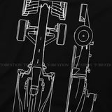F1 Car Racing Car Design T Shirt Punk Men's Tees Summer