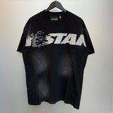 Hellstar T Shirt Vintage Old Loose Casual Short Sleeve T-Shirt