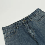 Men Jeans Simple Faded Loose Casual