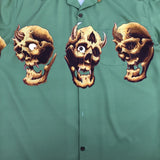 GUILTYPARTIES TIGER Shirts Skull Hawaiian Short Sleeves