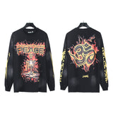 Hellstar long-sleeve T-shirt autumn, loose long-sleeve T-shirt