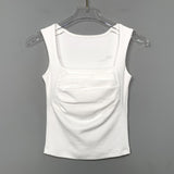 Women Vest Suspenders Pleated Tight Sexy Hot Girl