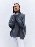 Women Work Business Casual Sweats Lapel Loose Sweater
