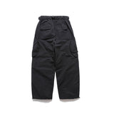 Cargo Pants Three-Dimensional Large Pocket Solid Color Drawstring