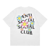ANTI SOCIAL CLUB T-Shirt Casual Short Sleeve T-Shirt