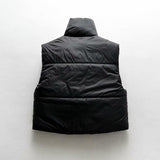Women Cotton Coat Lightweight down Jacket Vest Winter