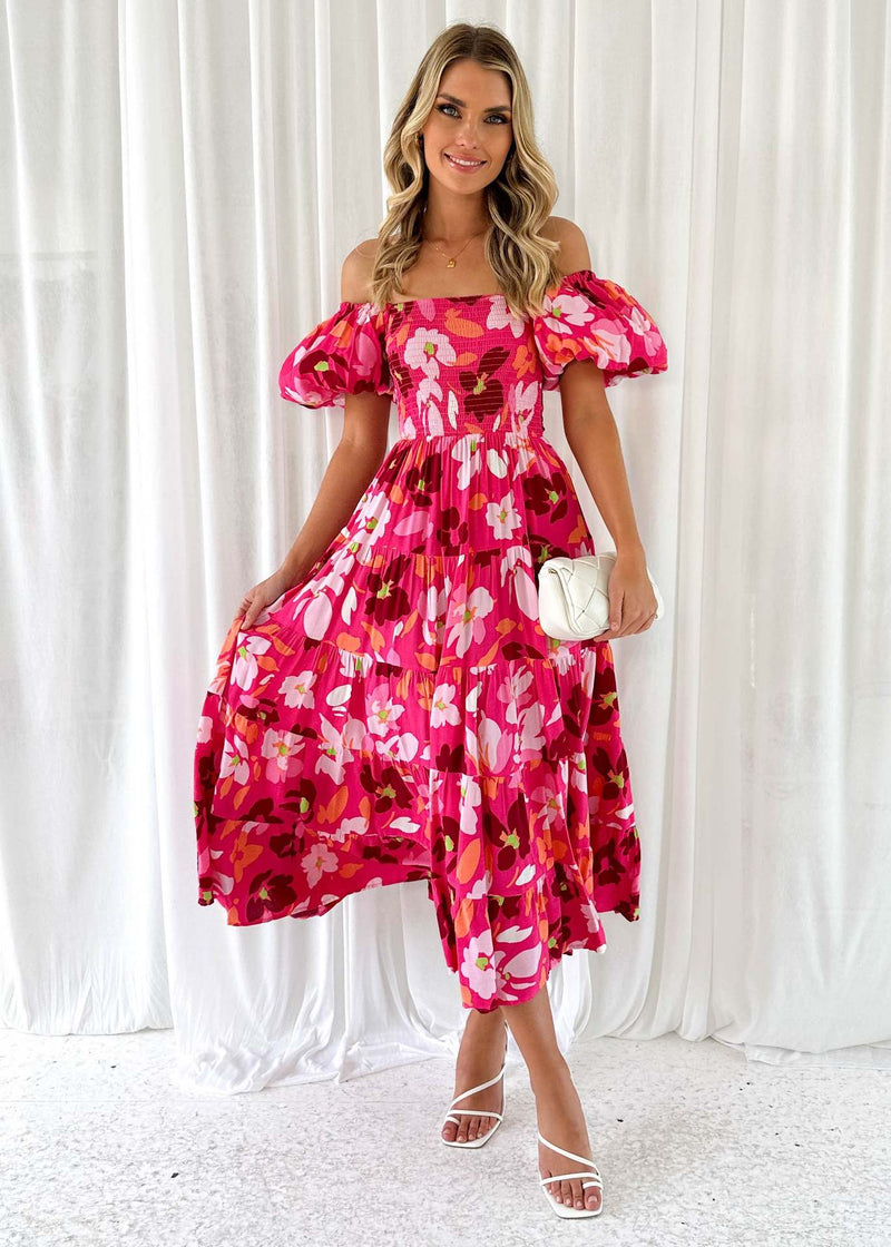 Women Dress Fashion Puff Sleeve Dress