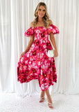Women Dress Fashion Puff Sleeve Dress