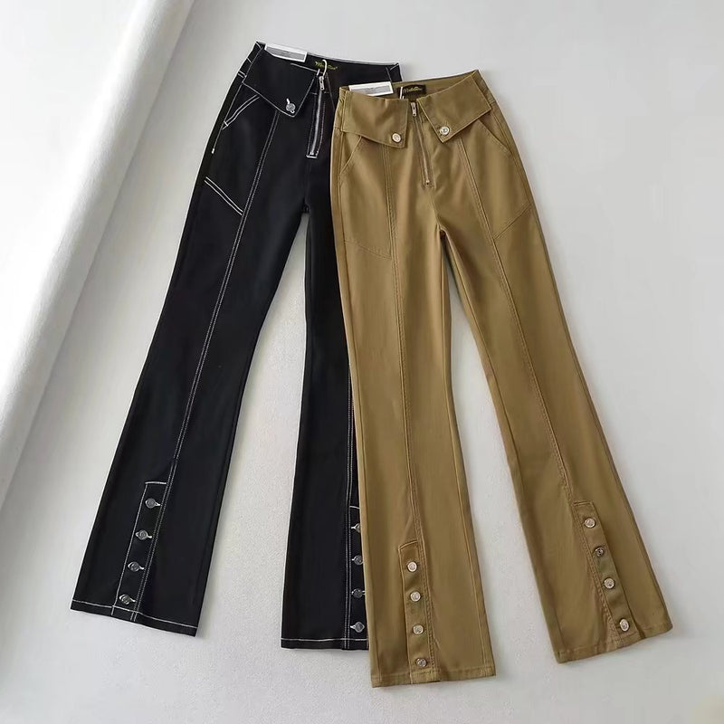 Women Jeans Hot Girl Casual Flared Pants