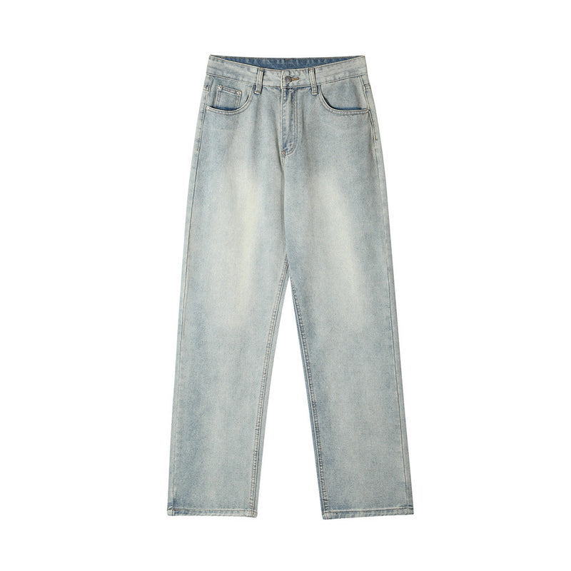 Men Jeans Loose All-Matching Casual Retro