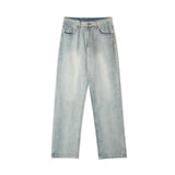 Men Jeans Loose All-Matching Casual Retro