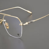 CHH Chrome Hearts Glasses Versatile Vintage Ultra Light Titanium Frame Myopia Frame