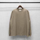 Fog Fear of God Essentials T Shirt Long Sleeve Back Three-Dimensional Letter Loose Couple T-shirt