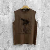 Purple Brand Tank T Shirts Sleeveless T-shirt Vest