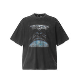 Unisex T-Shirts FOG Cosmic Starry Sky Old Vintage Loose T-Shirt