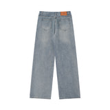 Men Jeans Loose Hole Leisure