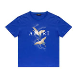 Amiri T Shirt Casual Hip Hop round Neck Short Sleeve T-shirt