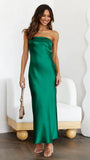 Women Dress Elegant Socialite Satin Dress