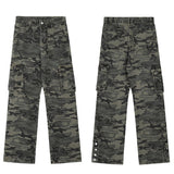 Cargo Pants Multi-Pocket Camouflage Workwear