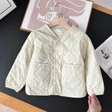 Women Cotton Coat Warm Rhombus Coat