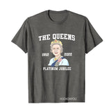 Inspired by Queen's Platinum Jubilee 2022 Elizabeth 70 Years T-shirt Graphic Print Crew Neck Short Sleeve