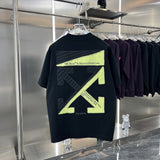 Off White T Shirts OW Patch Embroidery Arrow Crew Neck Pullover Short Sleeve