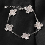 Bracelet Cross Bracelet Luxury Diamond Crosses Spectrum St. Valentine's