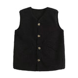 Women Vest Imitation Lamb All-Match Soft