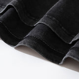 Men Long Sleeve T-Shirt Pure Cotton Washed Old Loose