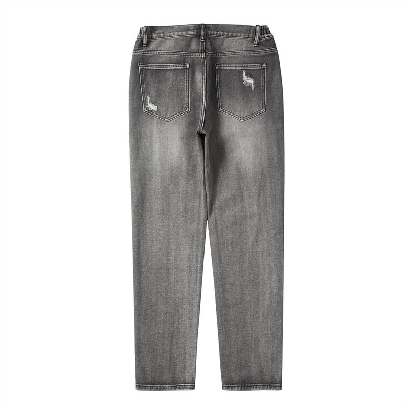Men Jeans Punk Make Old Ripped Retro Casual