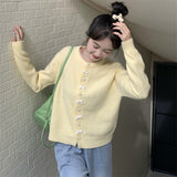 Women Knitted Cardigan Soft Sweater