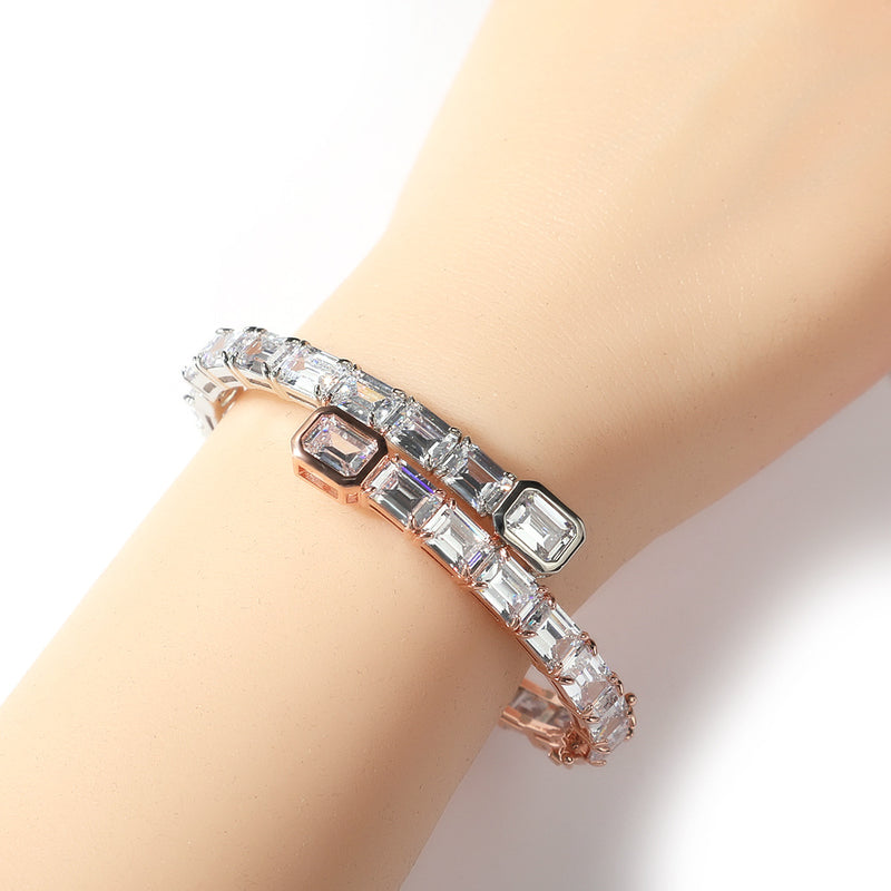 Bracelet Hip Hop Bracelet Zircon Couple Bracelet St. Valentine's Spectrum