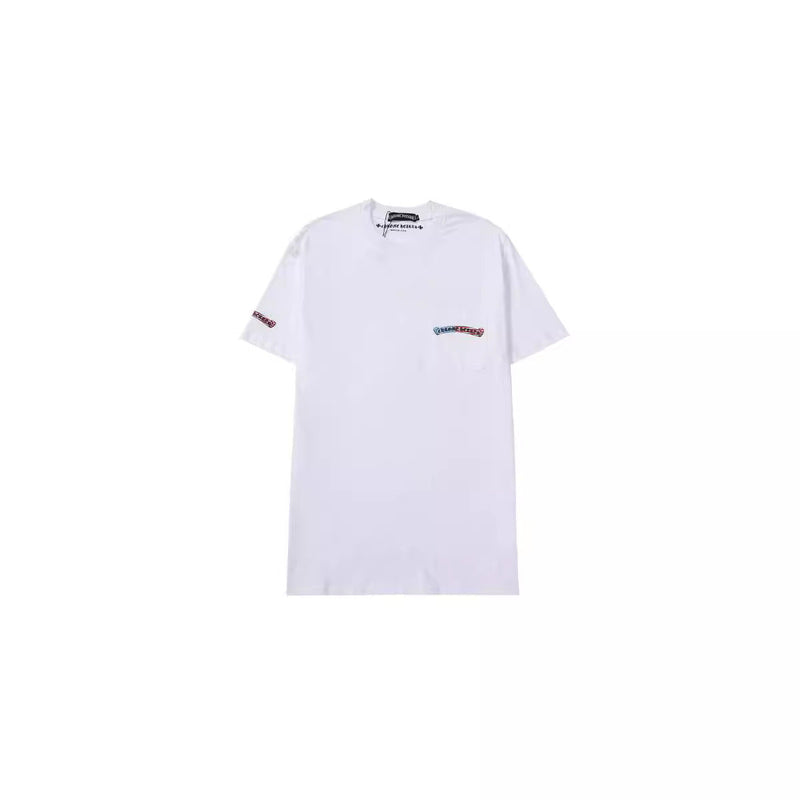 CHH Chrome Heart T Shirts Color Scroll Tiger Head Pattern Short Sleeve T-Shirt