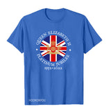 Inspired by Queen's Platinum Jubilee 2022 Elizabeth 70 Years T-shirt Short Sleeve T-shirt