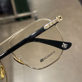 CHH Chrome Hearts Glasses Pure Titanium Ultra Light Polygonal Myopia Glasses Frame