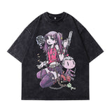Men T-Shirt Cartoon Print Oversize