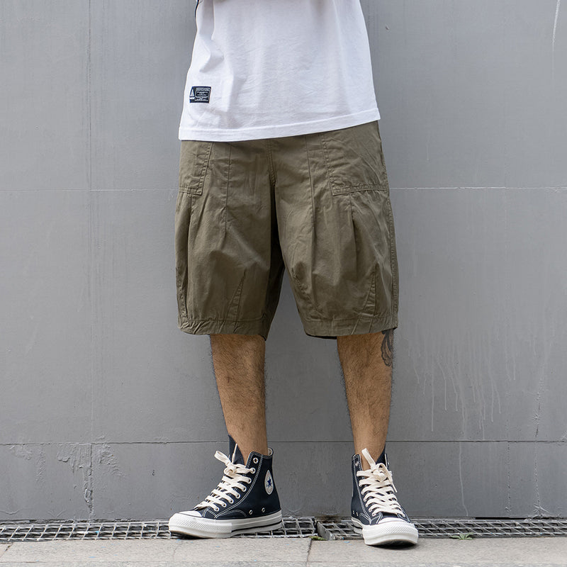 Men Shorts Solid Color Casual Shorts Men Sports Loose