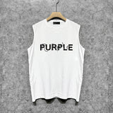 Purple Brand Tank T Shirts Sleeveless T-shirt Vest
