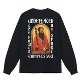 UNDEFEATED Crew Neck Sweatshirt Loose Crew Neck Fall/Winter