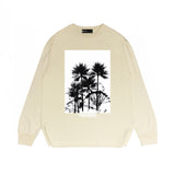 Purple Brand Long Sleeve T-Shirt Fashion Loose Long Sleeve Top