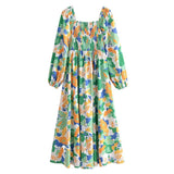 Women Dresses Summer Small Floral Holiday Dress