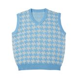 Women Sweater Striped Vest Loose Casual Sweater