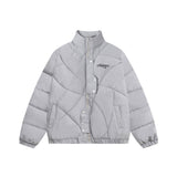 Men Cotton Mixed Jacket Coat Irregular Men Winter Embroidery Loose Cotton Jacket Coat