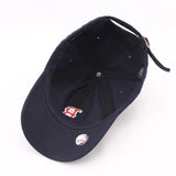 Dodgers and Yankees Baseball Cap 47brand Baseball Cap Female Summer Soft Top Big Logo B Navy Blue